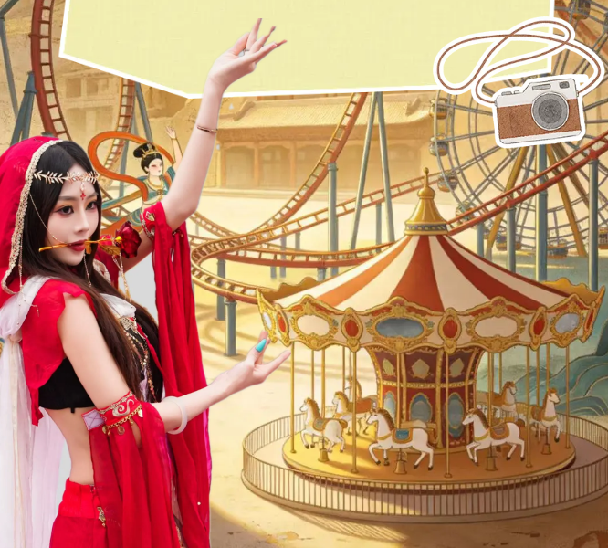 天津欢乐谷x敦煌博物馆惊喜联动！一夜梦回千年！